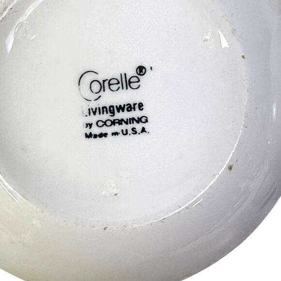 Corelle Livingware Vintage Winter Frost White Coffee Cups-Set of 4 - Picture 4 of 5